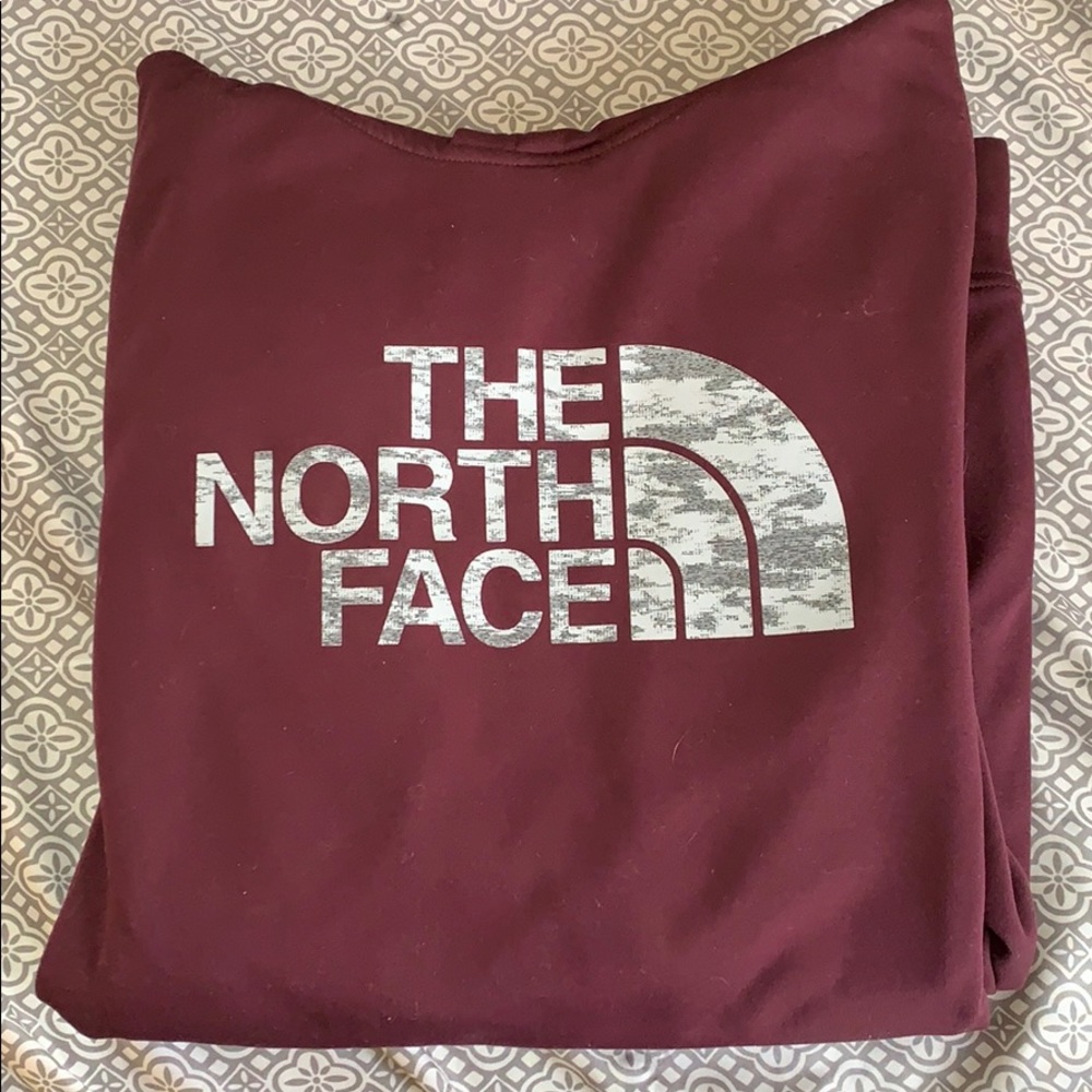 The North Face sweatshirt